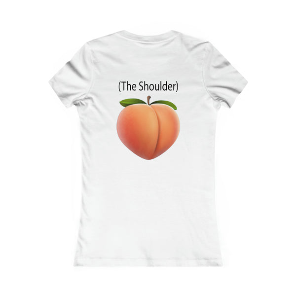 Call Me - (The Shoulder) Peach - Women's Tee