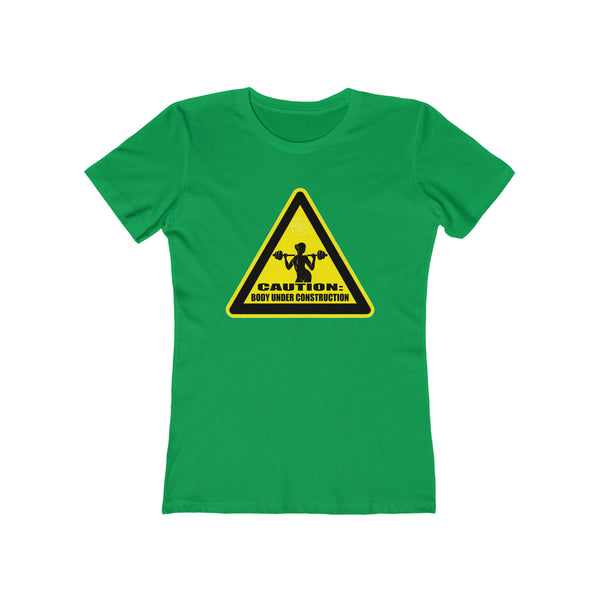 Women's - Caution: Body Under Construction Tee