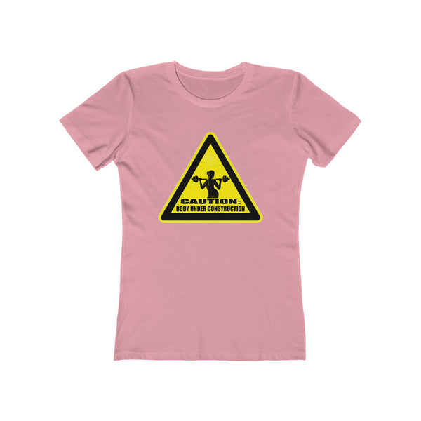 Women's - Caution: Body Under Construction Tee