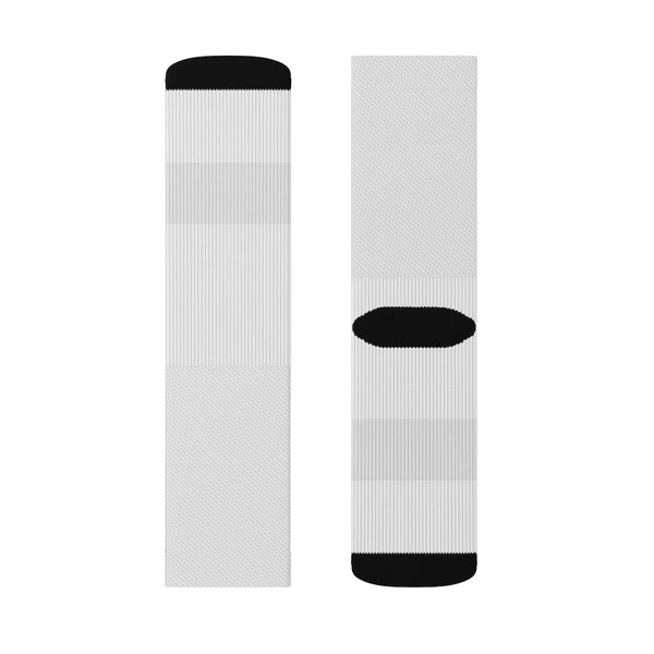 Nozomu White Crew Socks