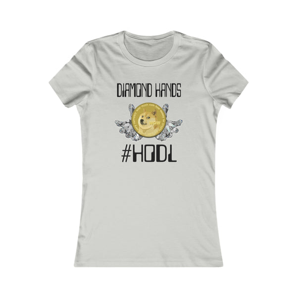 Dogecoin Diamond Hands #HODL Women's Tee