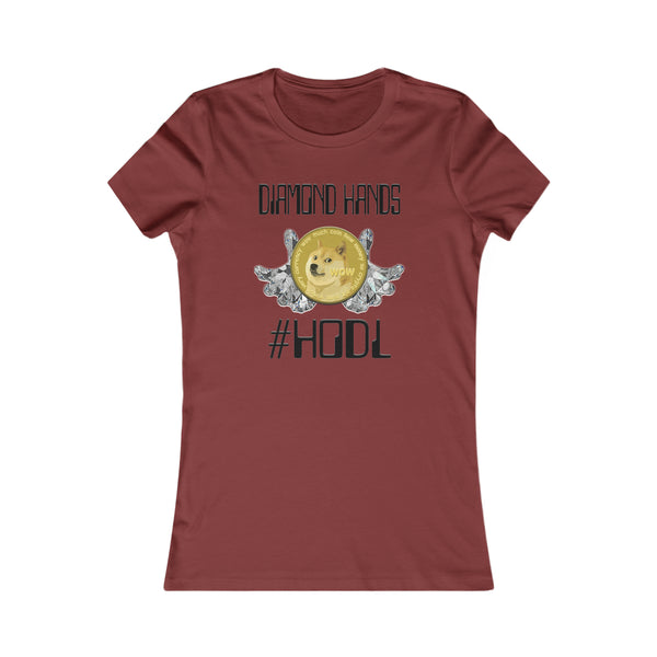 Dogecoin Diamond Hands #HODL Women's Tee