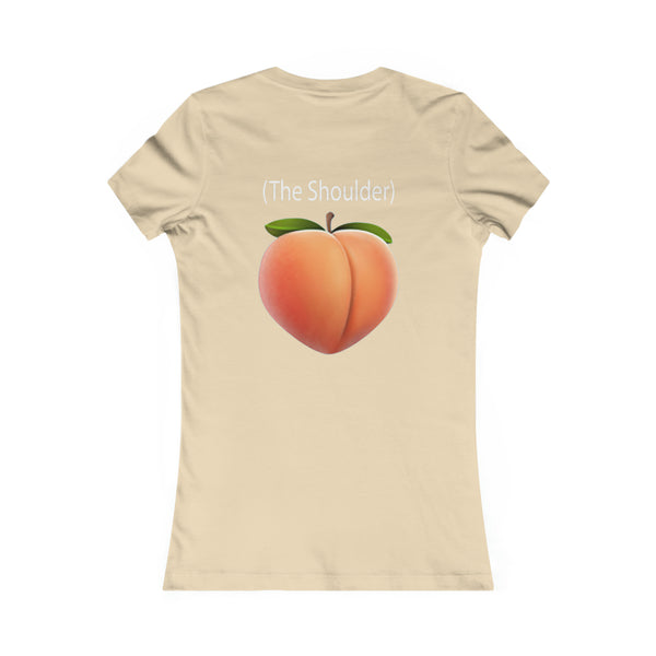 Call Me - (The Shoulder) Peach - Women's Tee