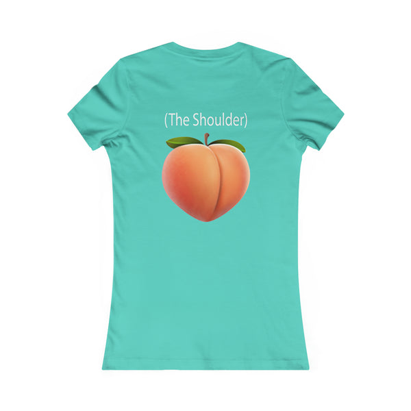 Call Me - (The Shoulder) Peach - Women's Tee