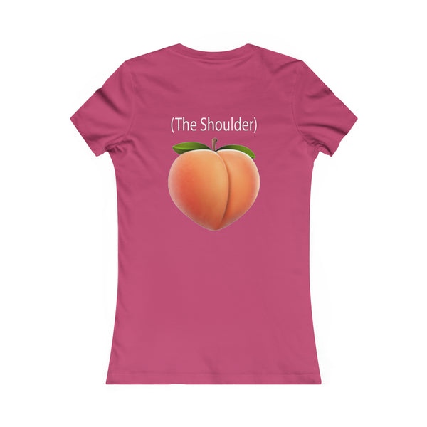 Call Me - (The Shoulder) Peach - Women's Tee