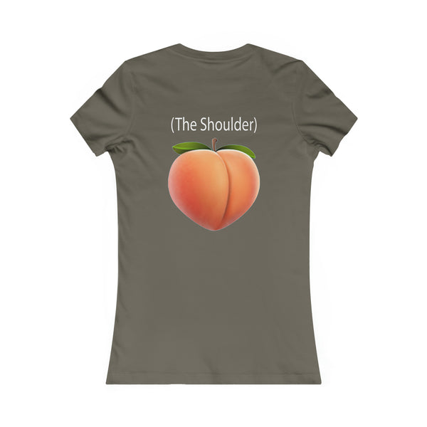 Call Me - (The Shoulder) Peach - Women's Tee