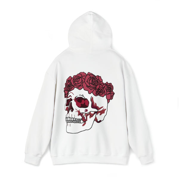 Nozomu Pink Skull Unisex Hooded Sweatshirt