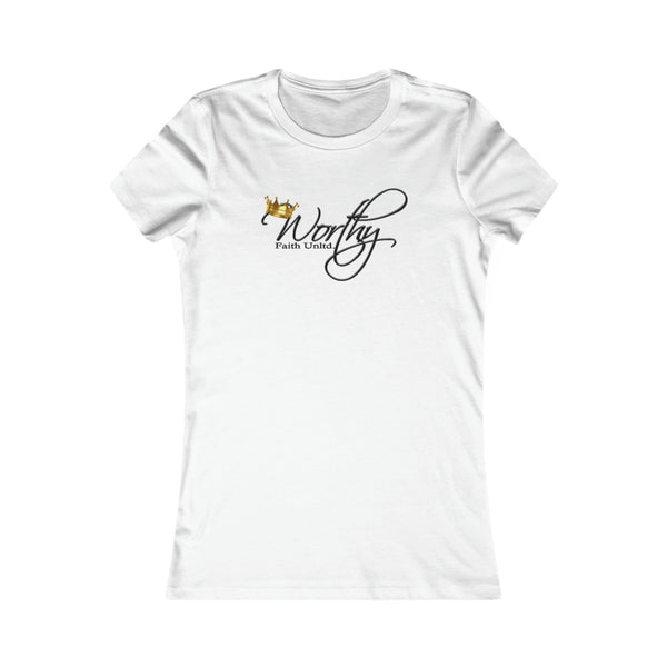 Worthy by Faith Unltd. Logo - Women's Tee