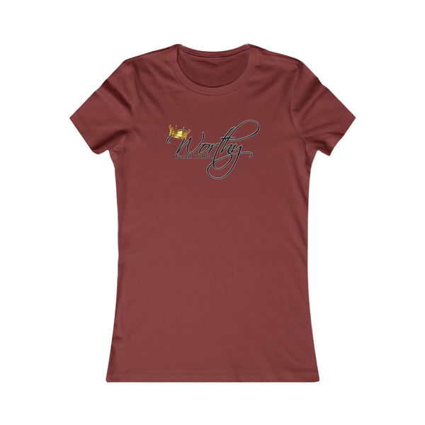 Worthy by Faith Unltd. Logo - Women's Tee