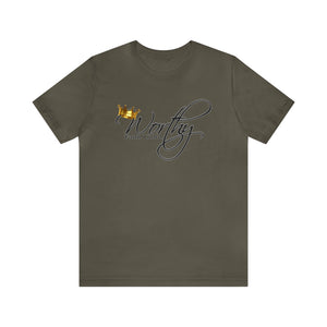 Worthy by Faith Unltd. Logo -  Jersey Short Sleeve Tee