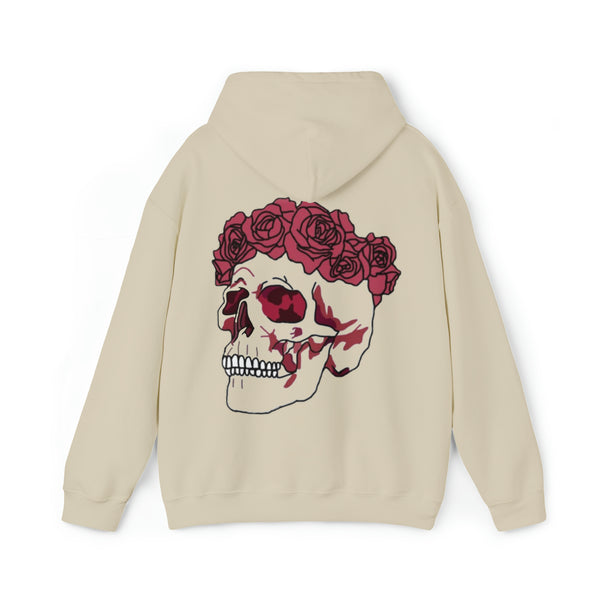 Nozomu Pink Skull Unisex Hooded Sweatshirt