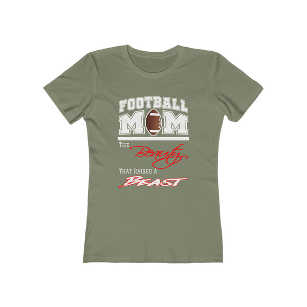 Football Mom - Beauty & The Beast Women's Tee