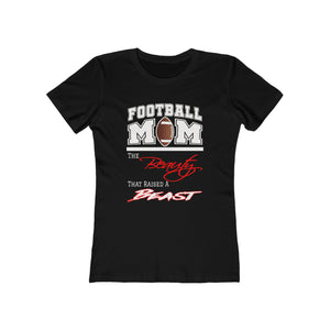 Football Mom - Beauty & The Beast Women's Tee