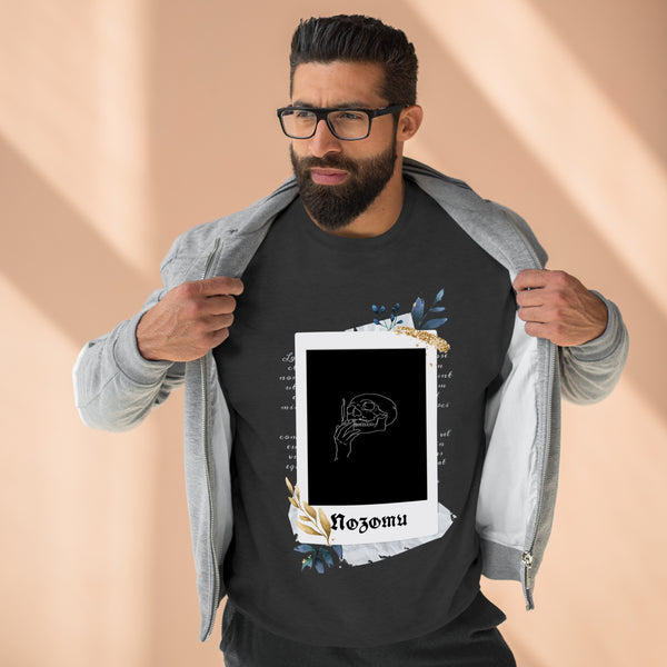 Nozomu Polaroid Skull Unisex Crewneck Sweatshirt