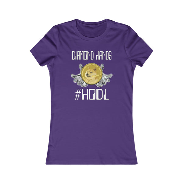 Dogecoin Diamond Hands #HODL Women's Tee