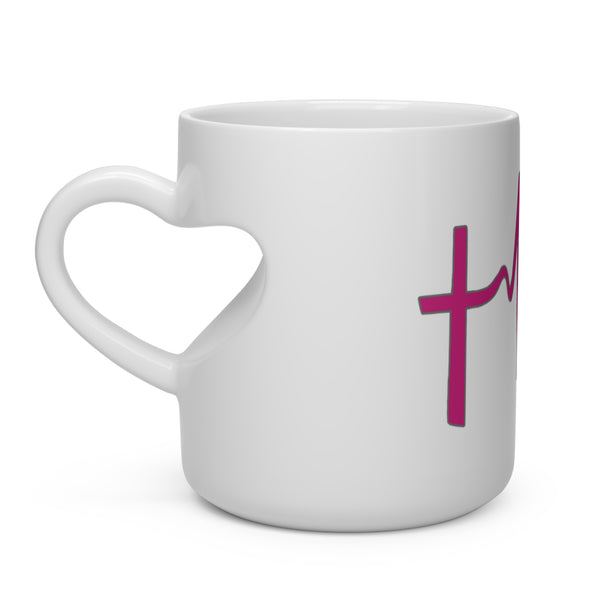 Lifeline - Heart Shape Handle Mug