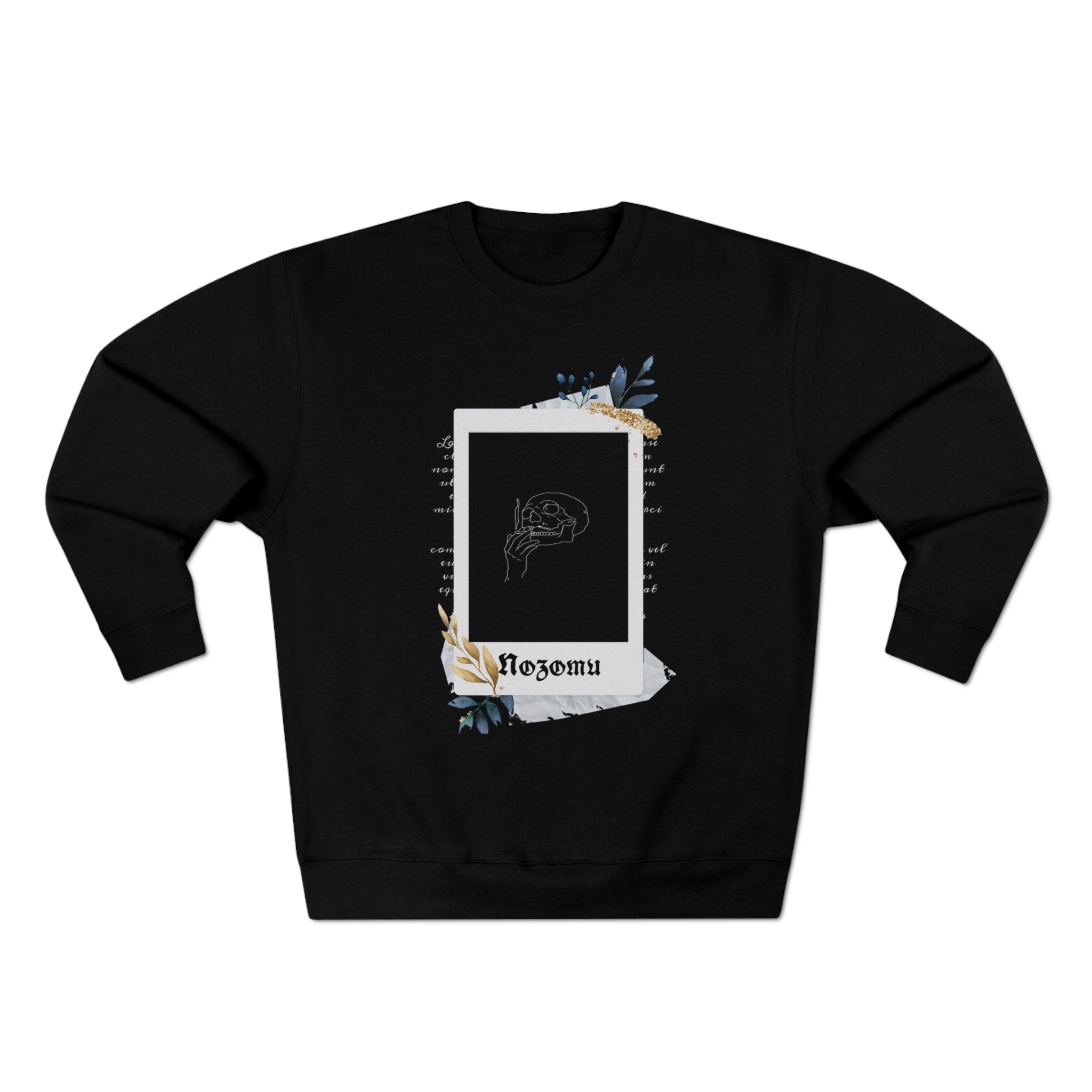 Nozomu Polaroid Skull Unisex Crewneck Sweatshirt