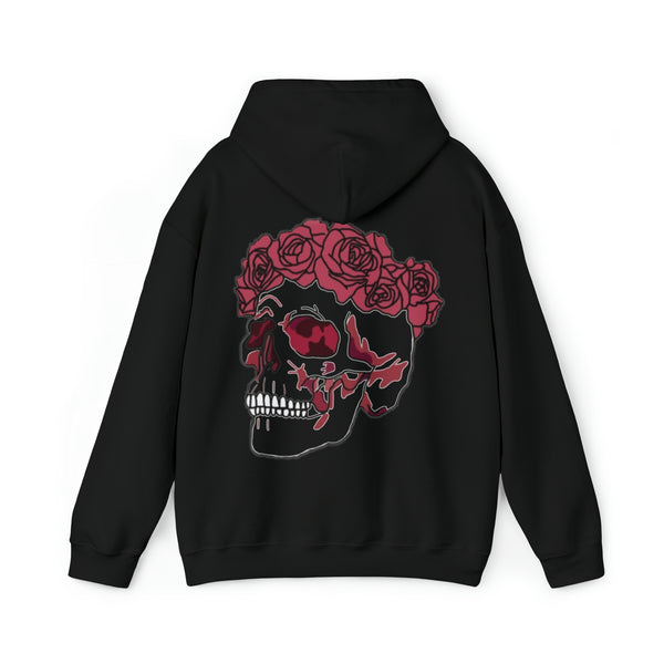 Nozomu Pink Skull Unisex Hooded Sweatshirt