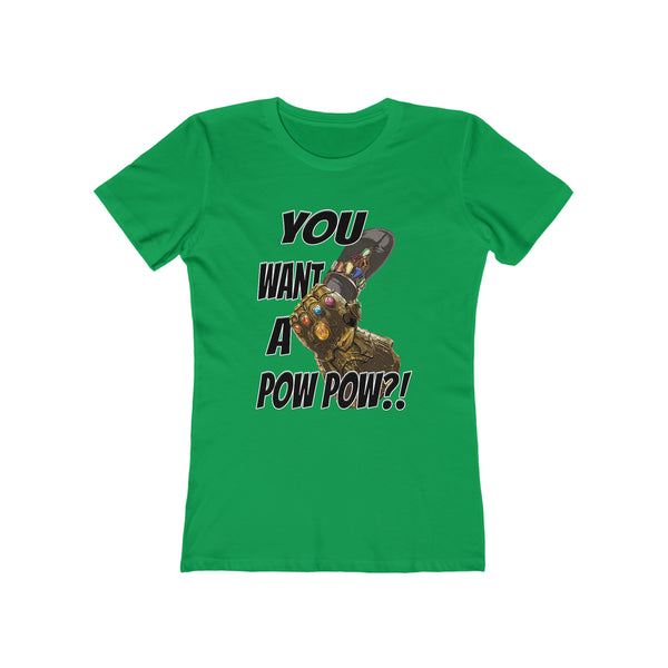 You Want A Pow Pow?! - Infinity Chancla - Women's Tee