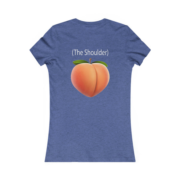 Call Me - (The Shoulder) Peach - Women's Tee