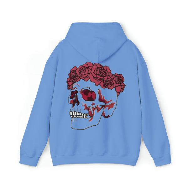 Nozomu Pink Skull Unisex Hooded Sweatshirt