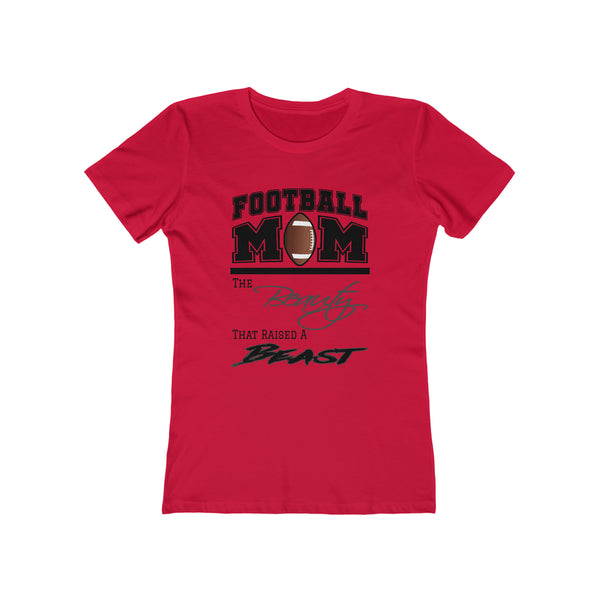 Football Mom - Beauty & The Beast Women's Tee