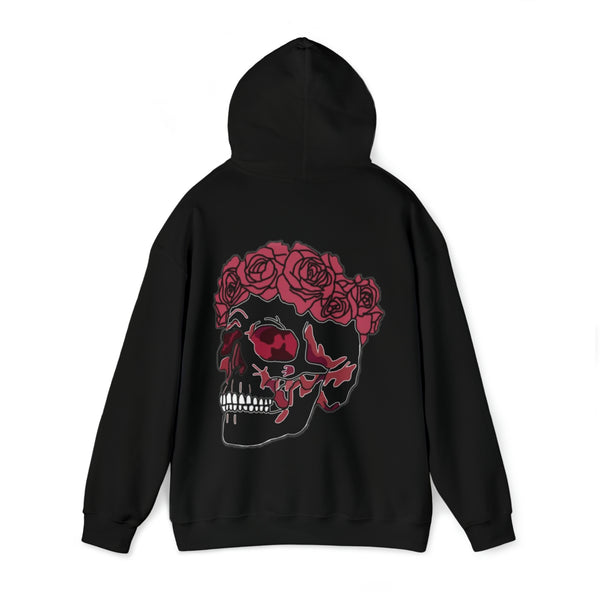 Nozomu Pink Skull Unisex Hooded Sweatshirt