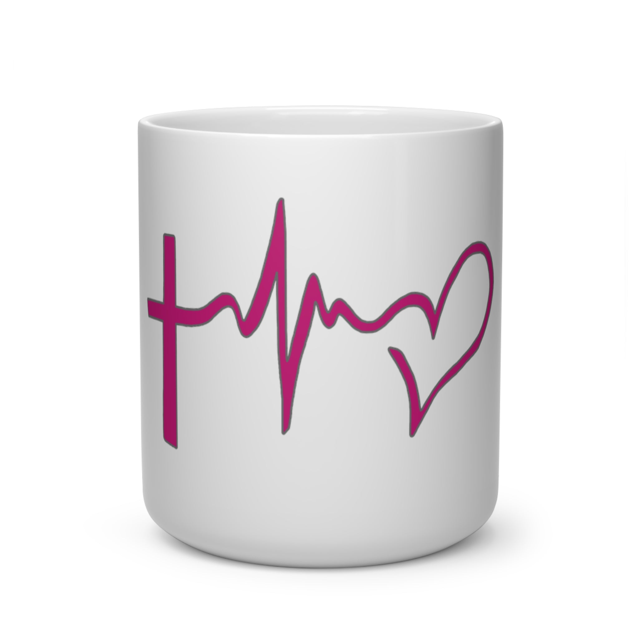 Lifeline - Heart Shape Handle Mug