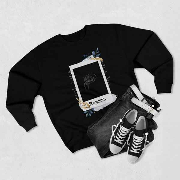 Nozomu Polaroid Skull Unisex Crewneck Sweatshirt