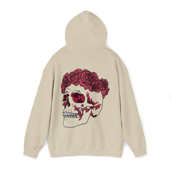 Nozomu Pink Skull Unisex Hooded Sweatshirt