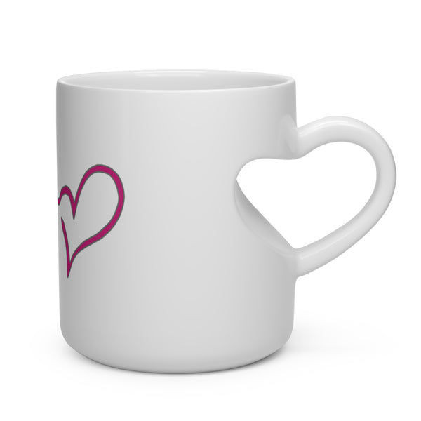 Lifeline - Heart Shape Handle Mug