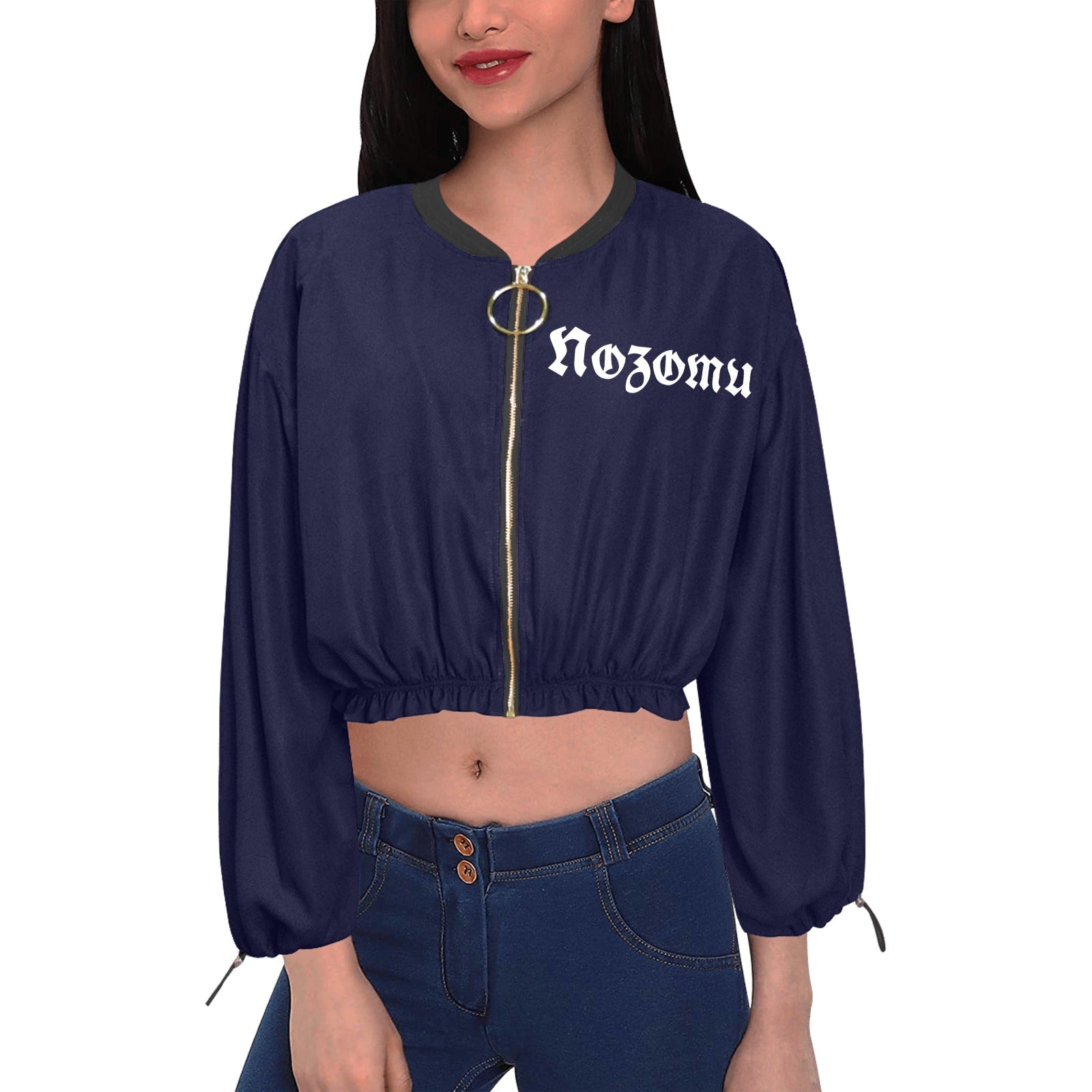 Nozomu Japanese print Dragon Cropped Jacket – Randomly Kool