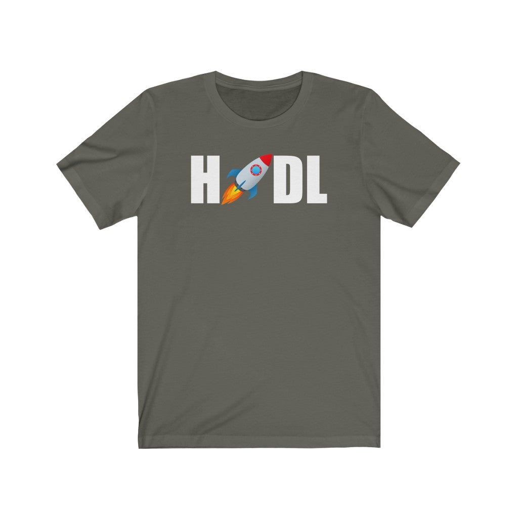 HODL - To The Moon Rocket -  Short Sleeve Tee